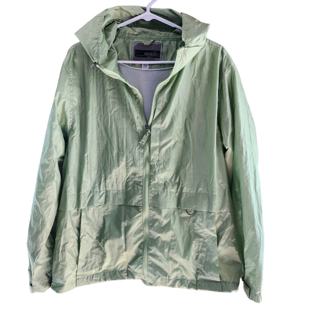 Neyelle Women's Lime Green Windbreaker Size 1X  A32
